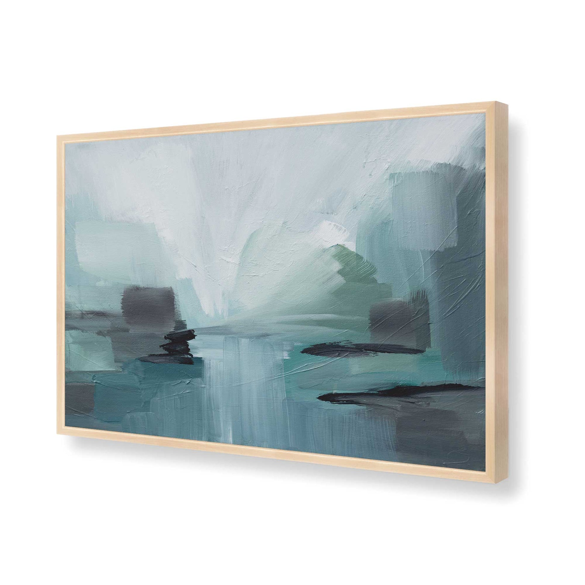 [Color:Raw Maple], Picture of art in a Raw Maple frame of the corner