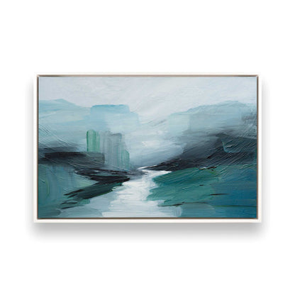 [Color:Opaque White], Picture of art in a White frame