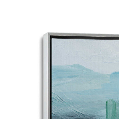 [Color:Polished Chrome], Picture of art in a Polished Chrome frame at an angle