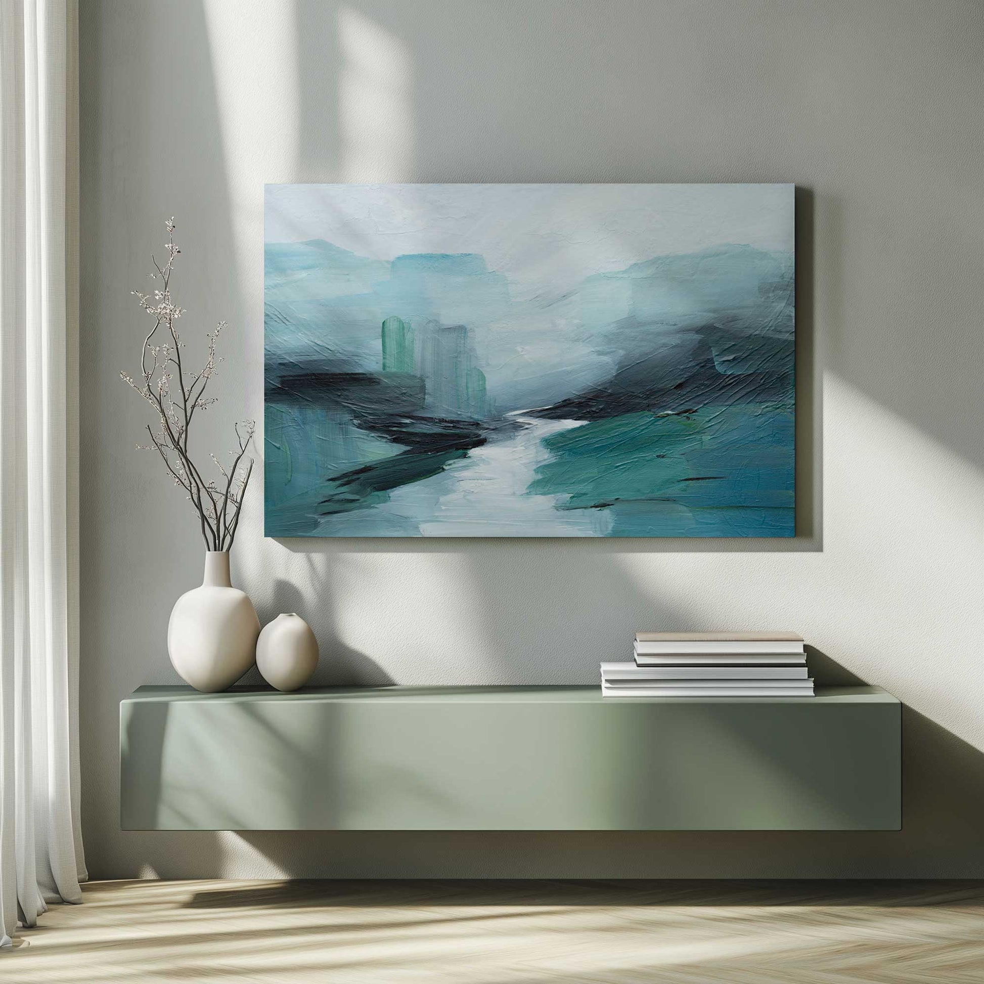 Picture of art in a room