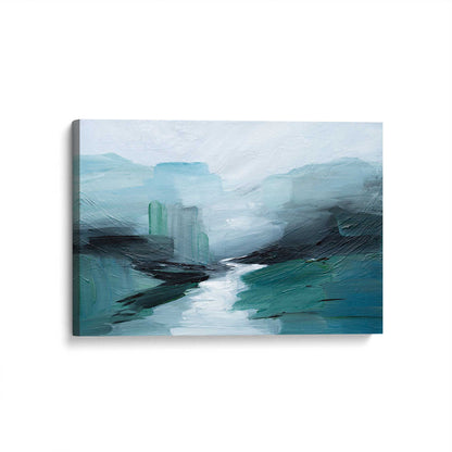 [Color:Stretched Canvas], Picture of art at an angle