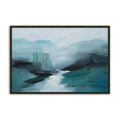 [Color:Satin Black], Picture of art in a Satin Black frame