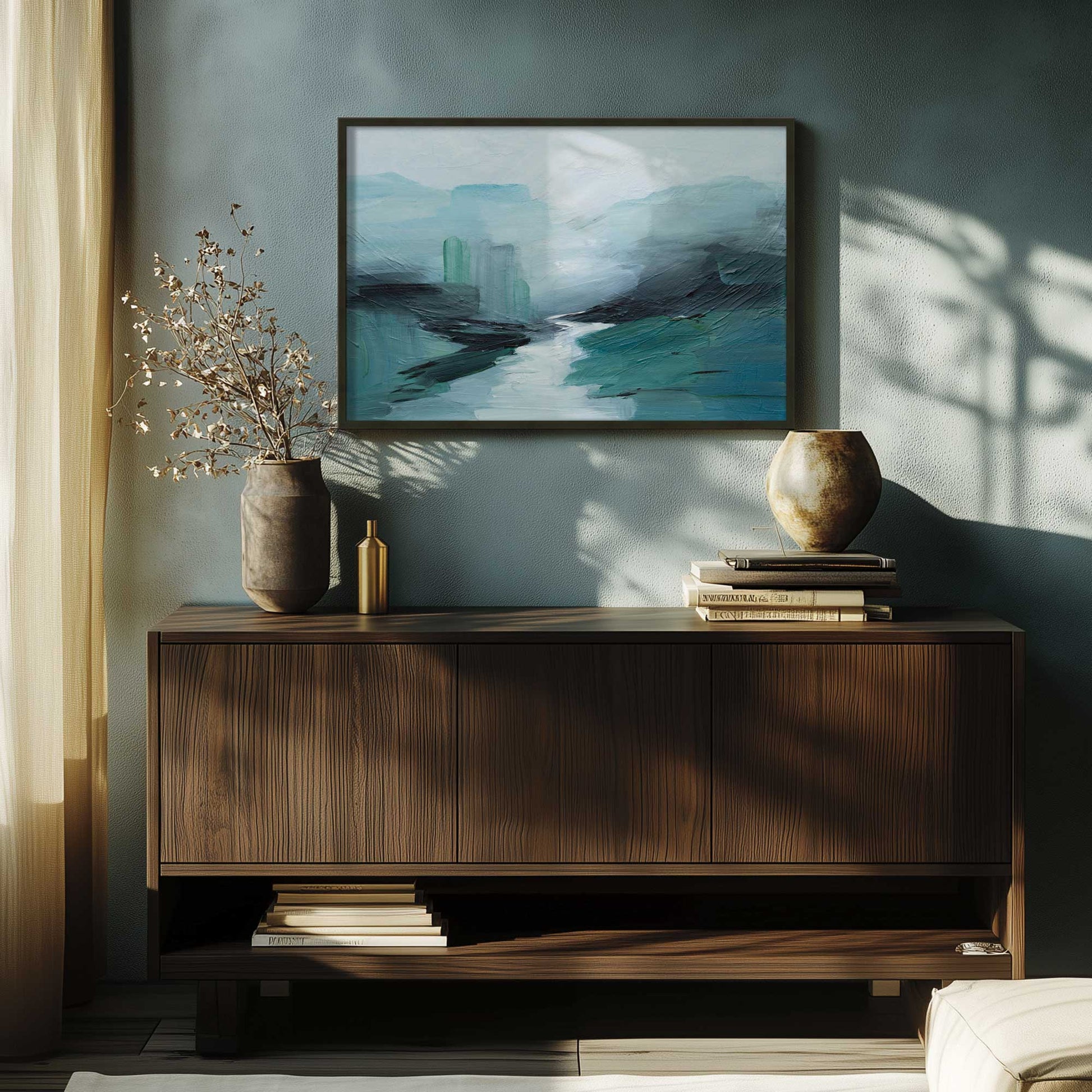 Picture of art in a room