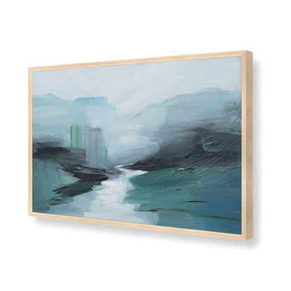 [Color:Raw Maple], Picture of art in a Raw Maple frame of the corner