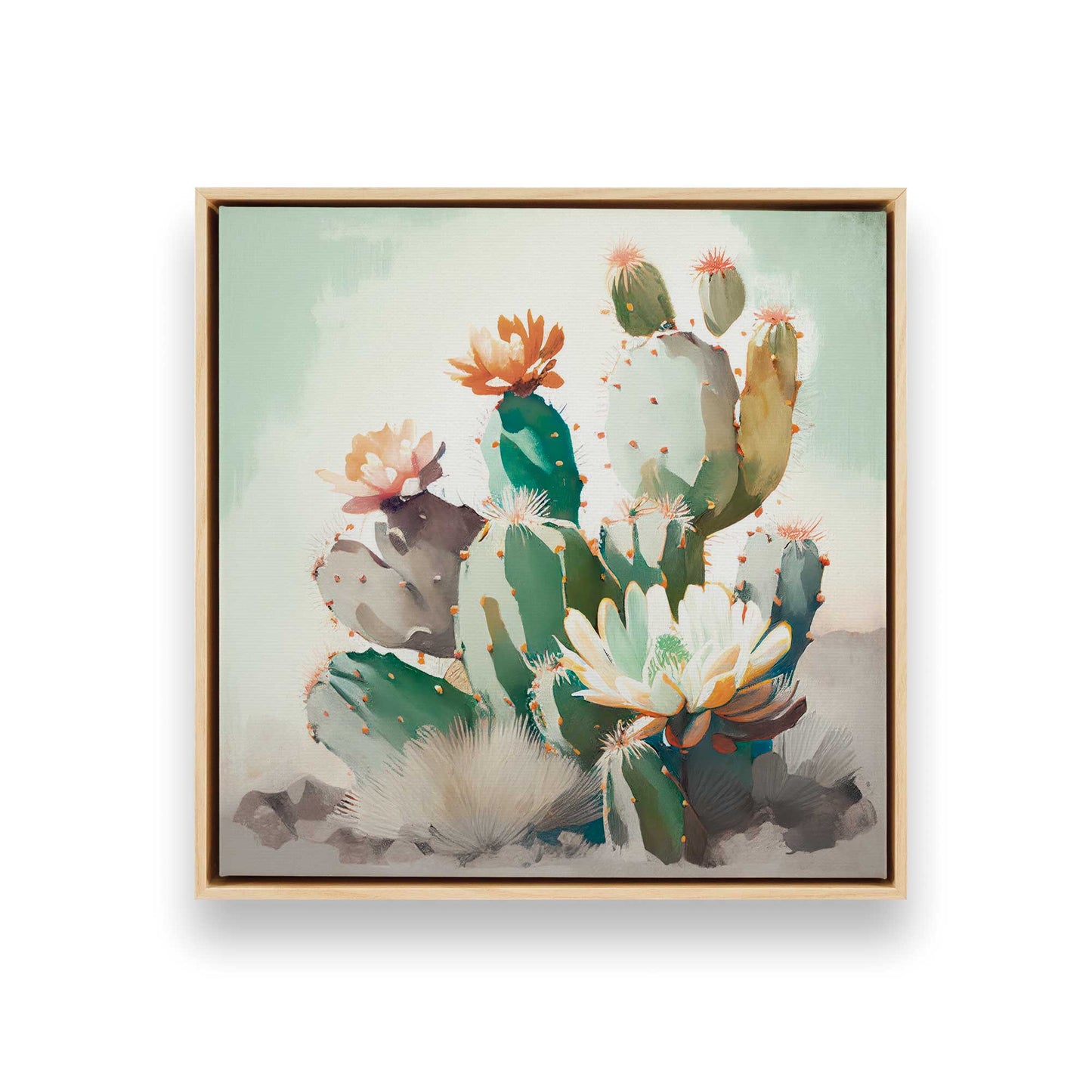[Color:American Maple], Picture of art in a American Maple frame