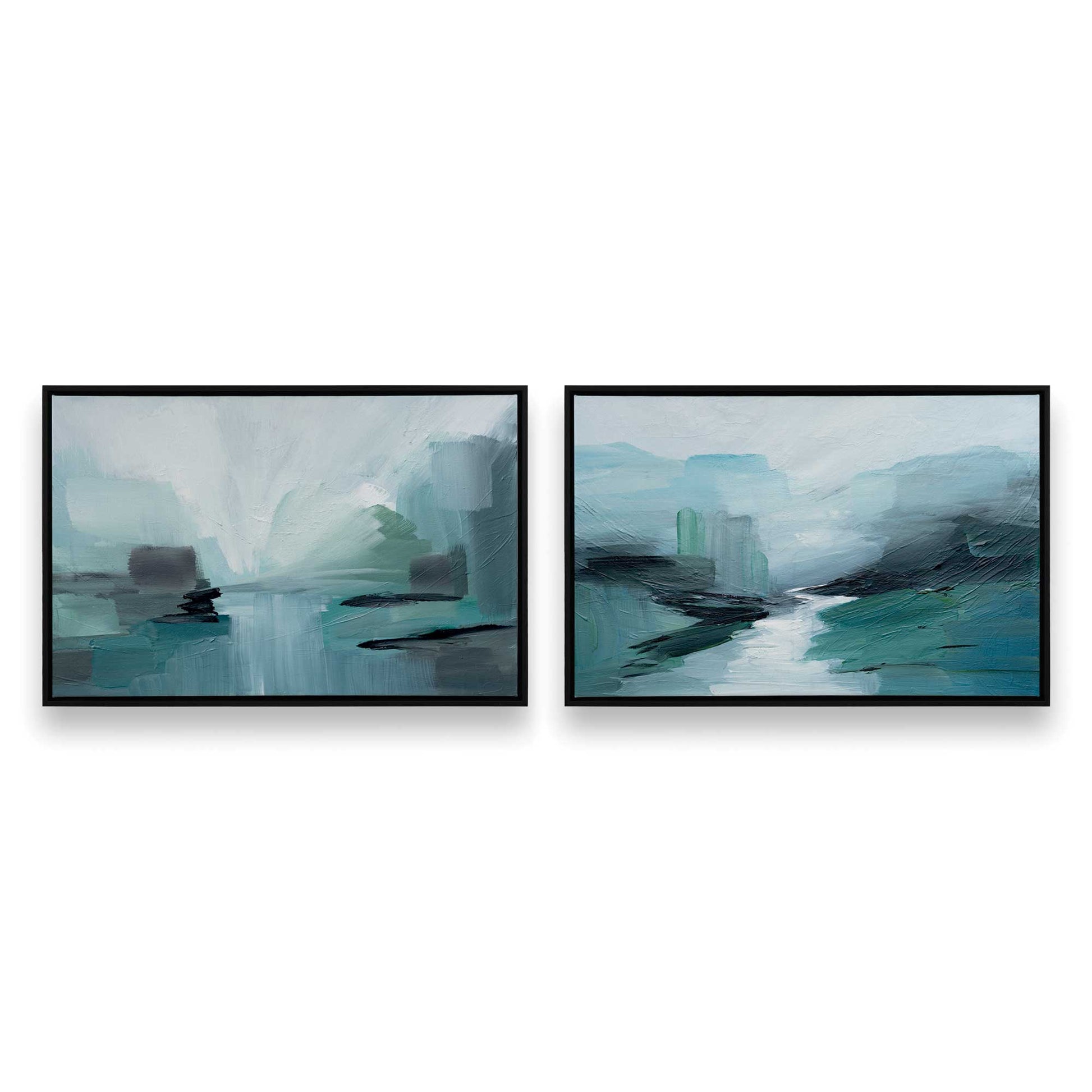 [Color:Satin Black], Picture of art in a Satin Black frame