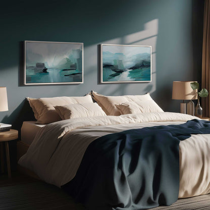 [Color:Satin Black], Picture of art in a Satin Black frame