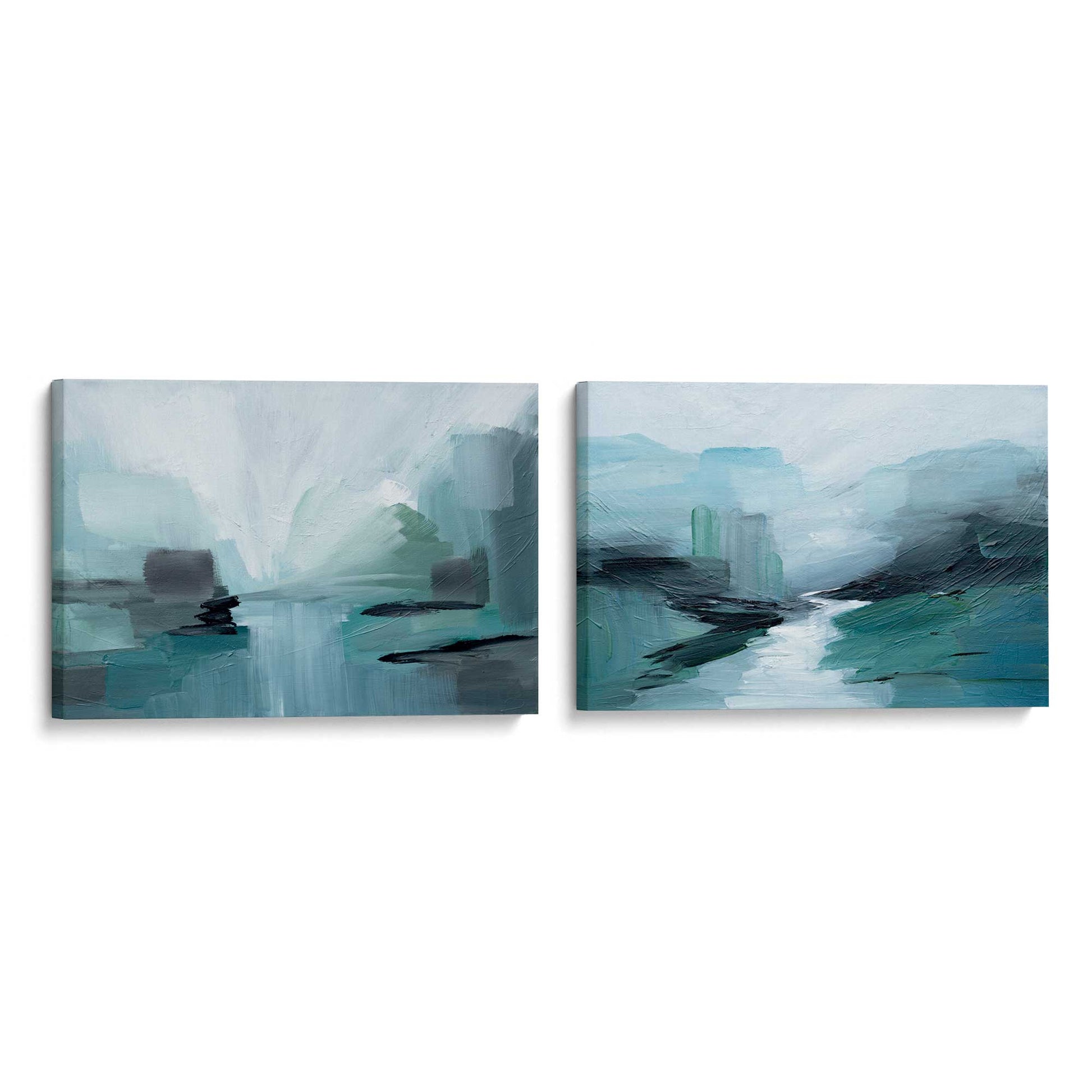 [Color:Stretched Canvas], Picture of art at an angle