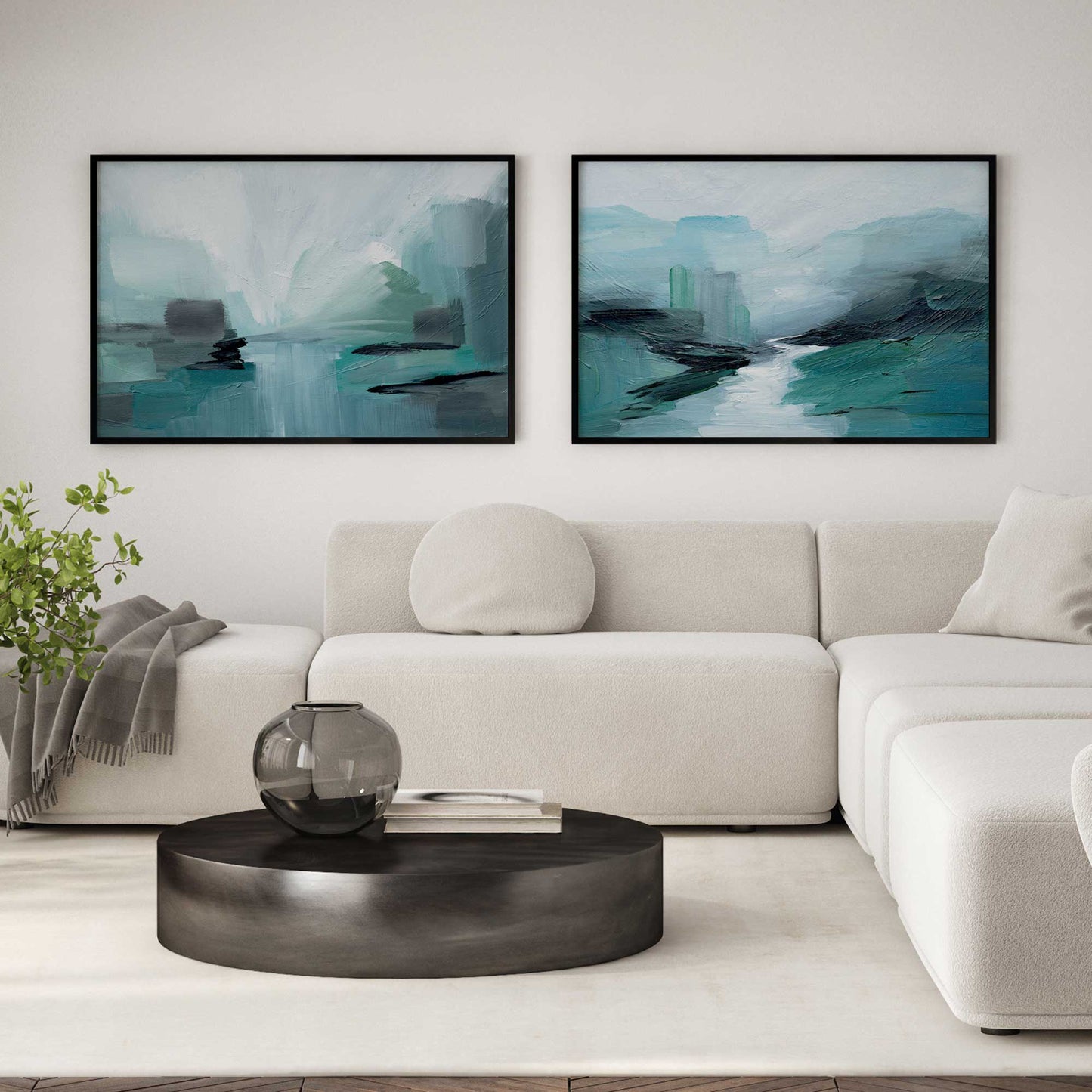 [Color:Satin Black], Picture of art in a Satin Black frame