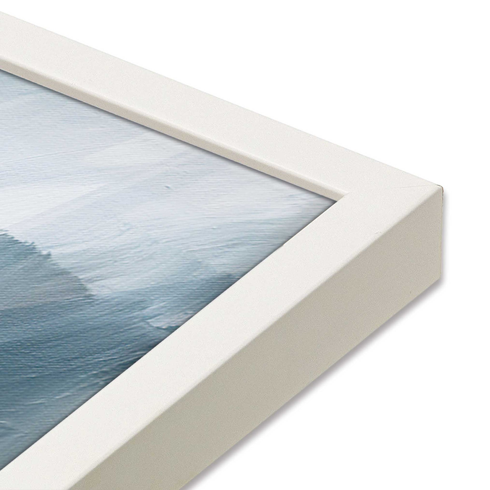 [Color:Opaque White], Picture of art in a Opaque White frame of the corner