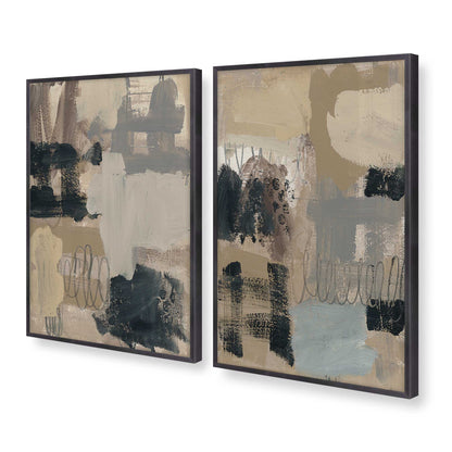 [Color:Weathered Zinc], Picture of art in a Weathered Zinc frame at an angle