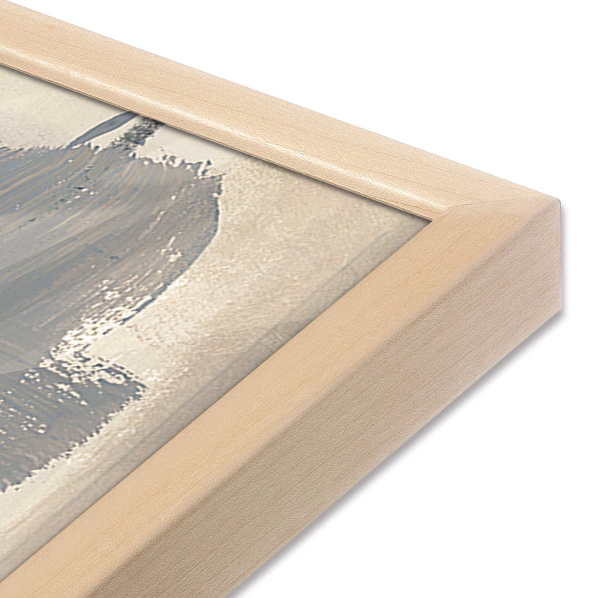 [Color:Raw Maple], Picture of art in a Raw Maple frame of the corner