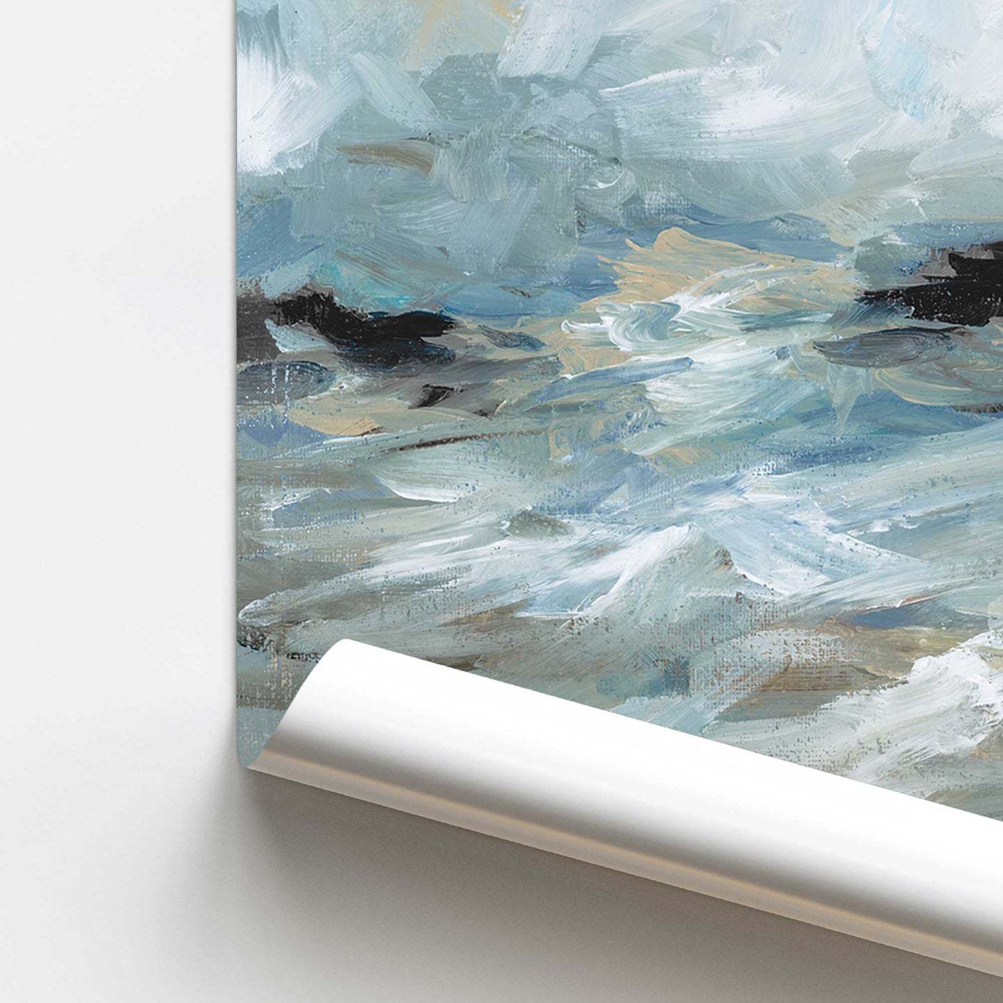 [color:Rolled Print], Picture of close up of art