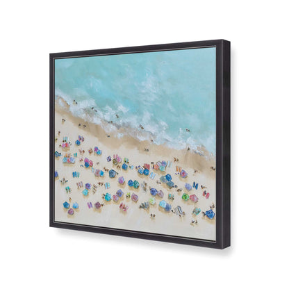 [Color:Weathered Zinc], Picture of art in a Weathered Zinc frame at an angle