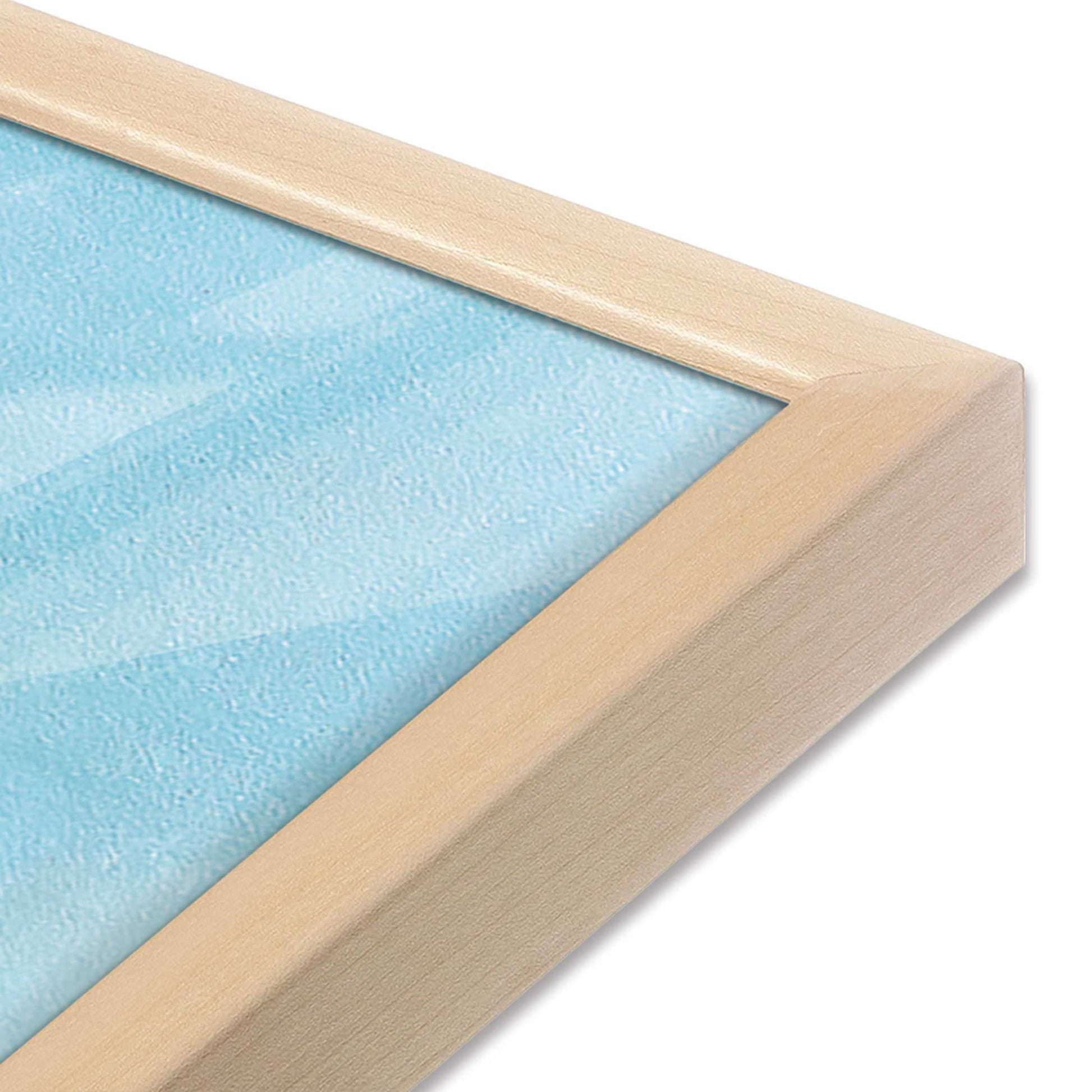 [Color:Raw Maple], Picture of art in a Raw Maple frame of the corner