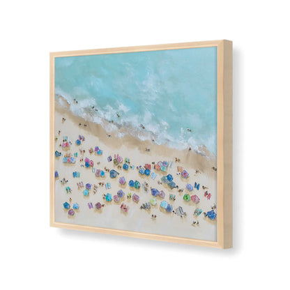 [Color:Raw Maple], Picture of art in a Raw Maple frame at an angle