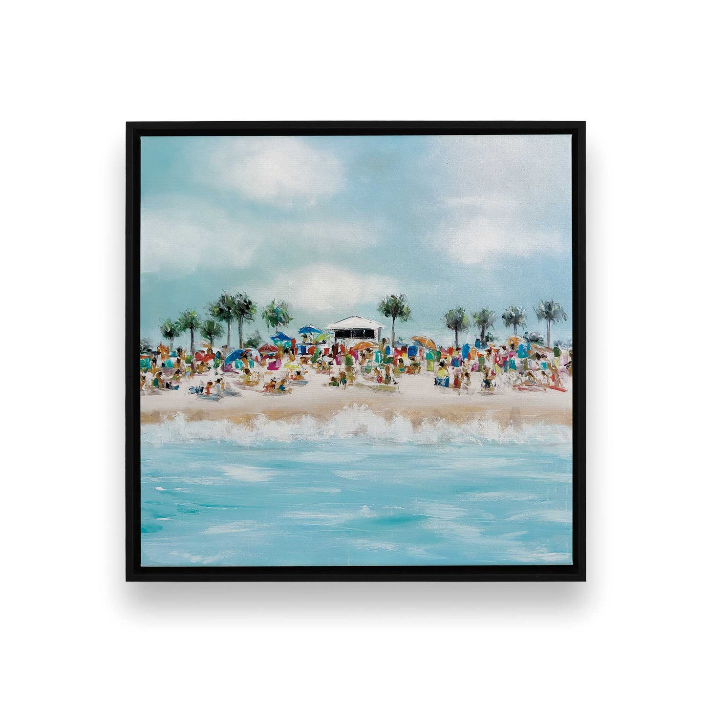 [Color:Satin Black], Picture of art in a Satin Black frame