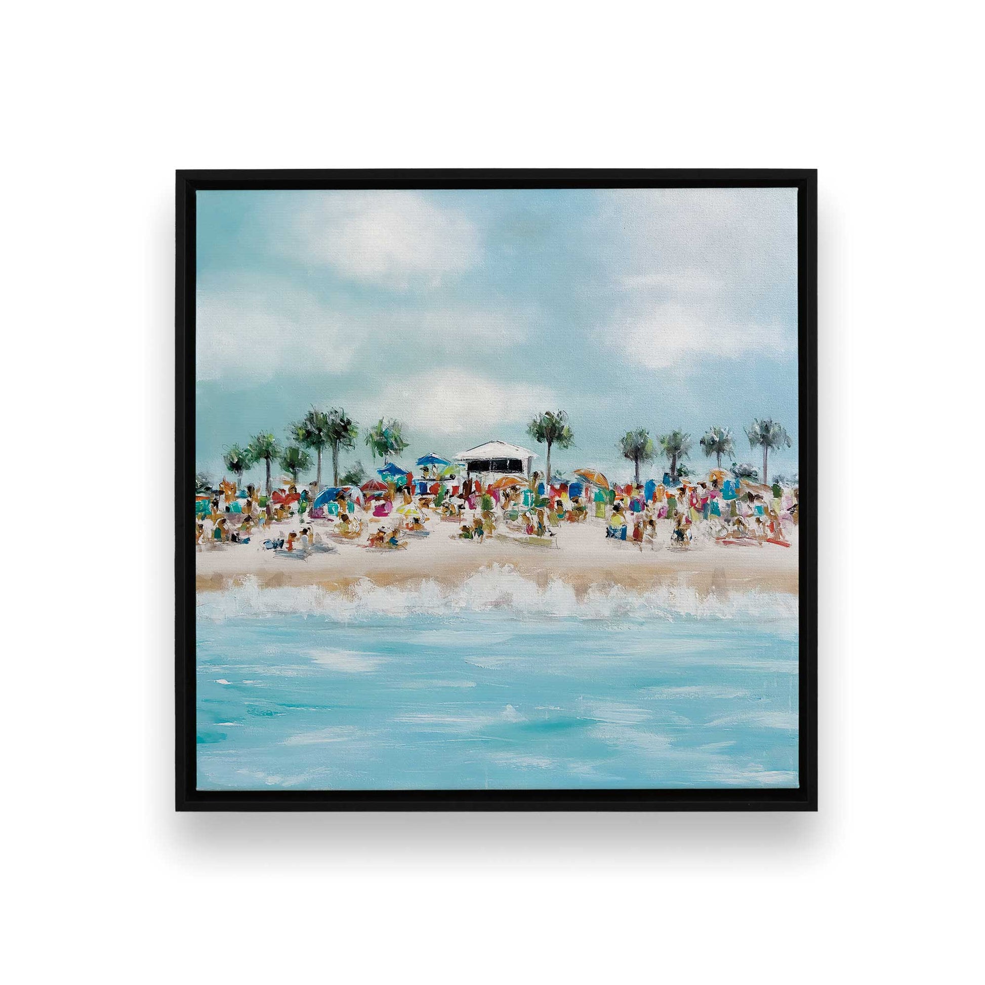 [Color:Satin Black], Picture of art in a Satin Black frame