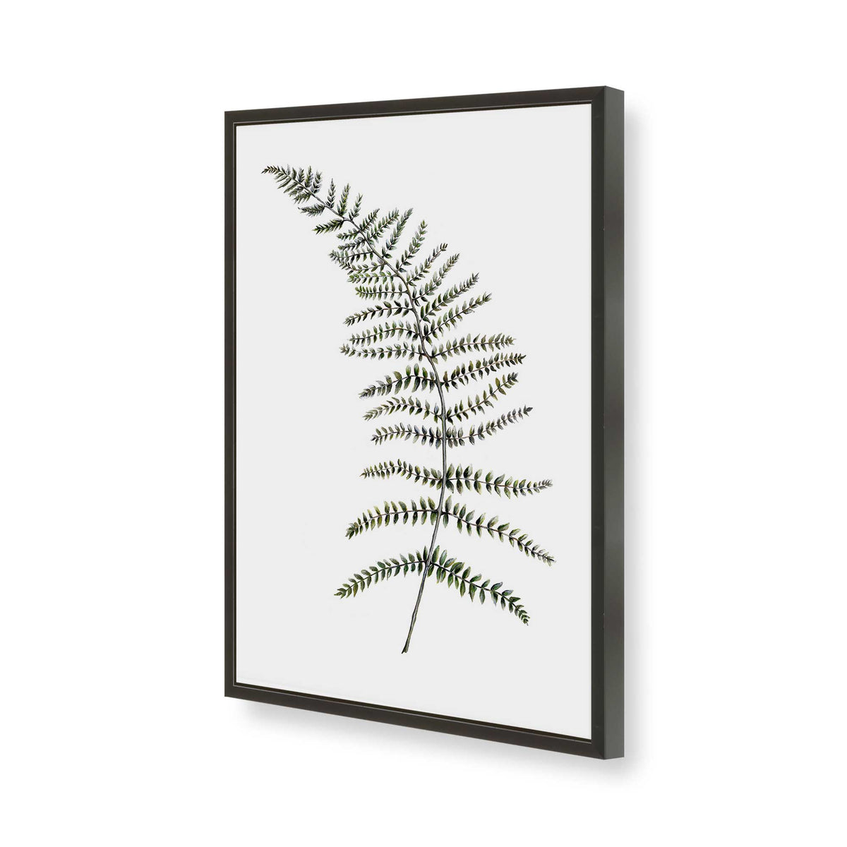 [Color:Satin Black], Picture of art in a Satin Black frame of the corner