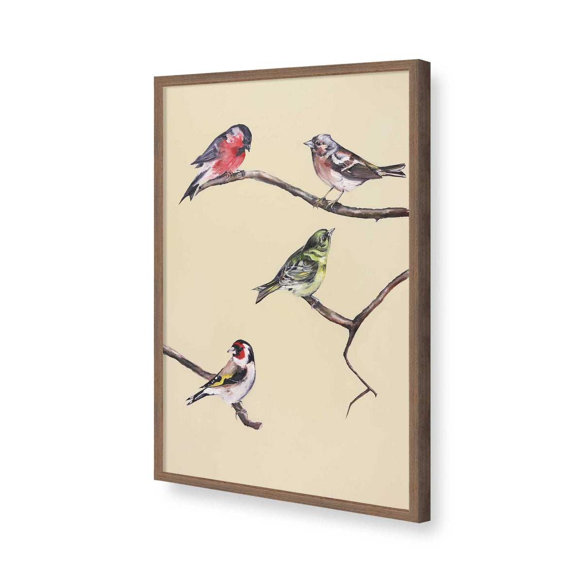 [Color:Walnut], Picture of art in a Walnut frame of the corner