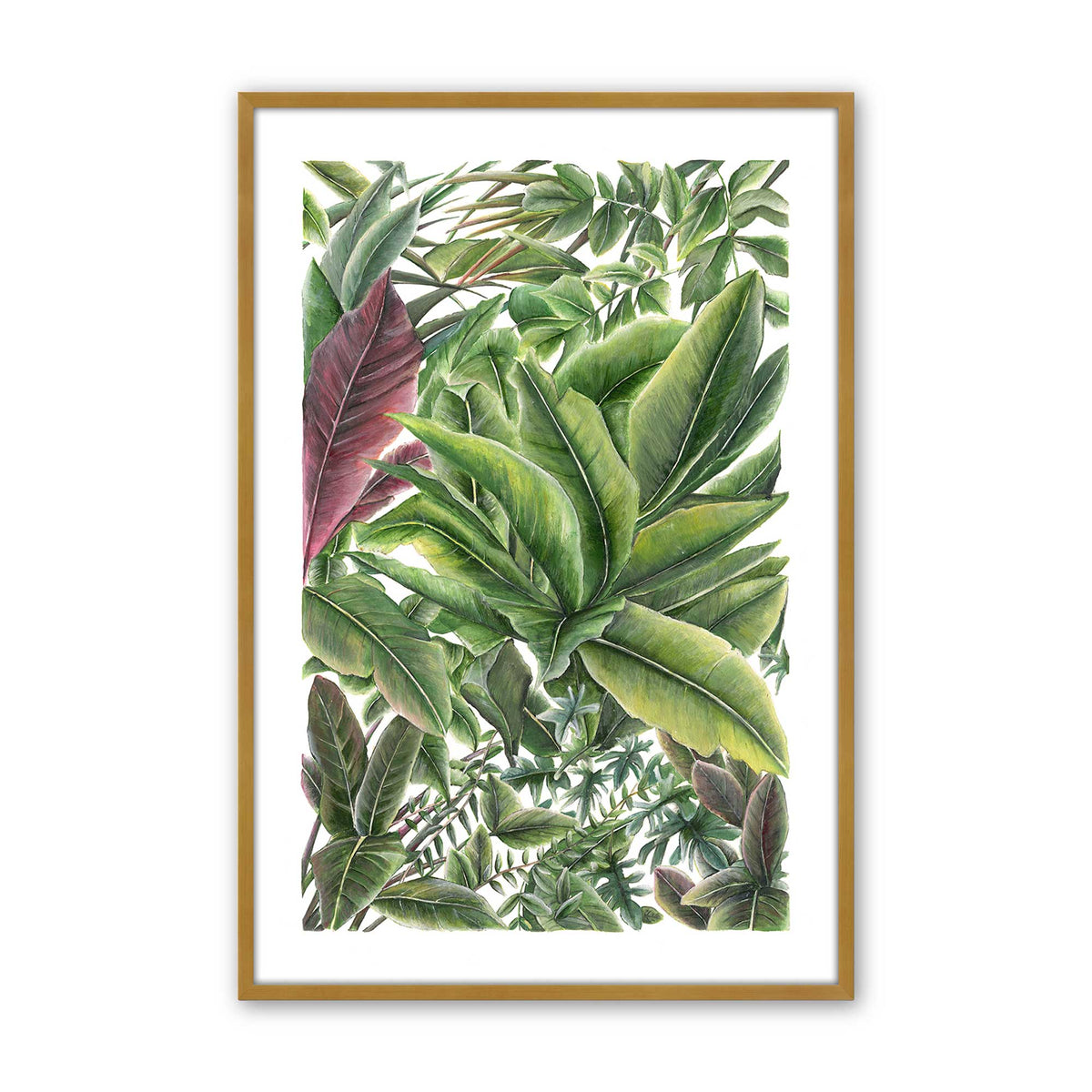 [Color:Polished Gold], Picture of art in a Polished Gold frame