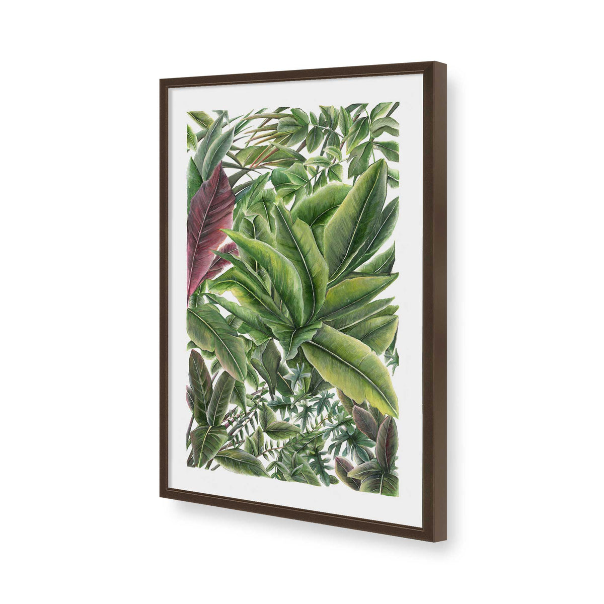 [Color:Belvinder Brown], Picture of art in a Belvinder Brown frame of the corner