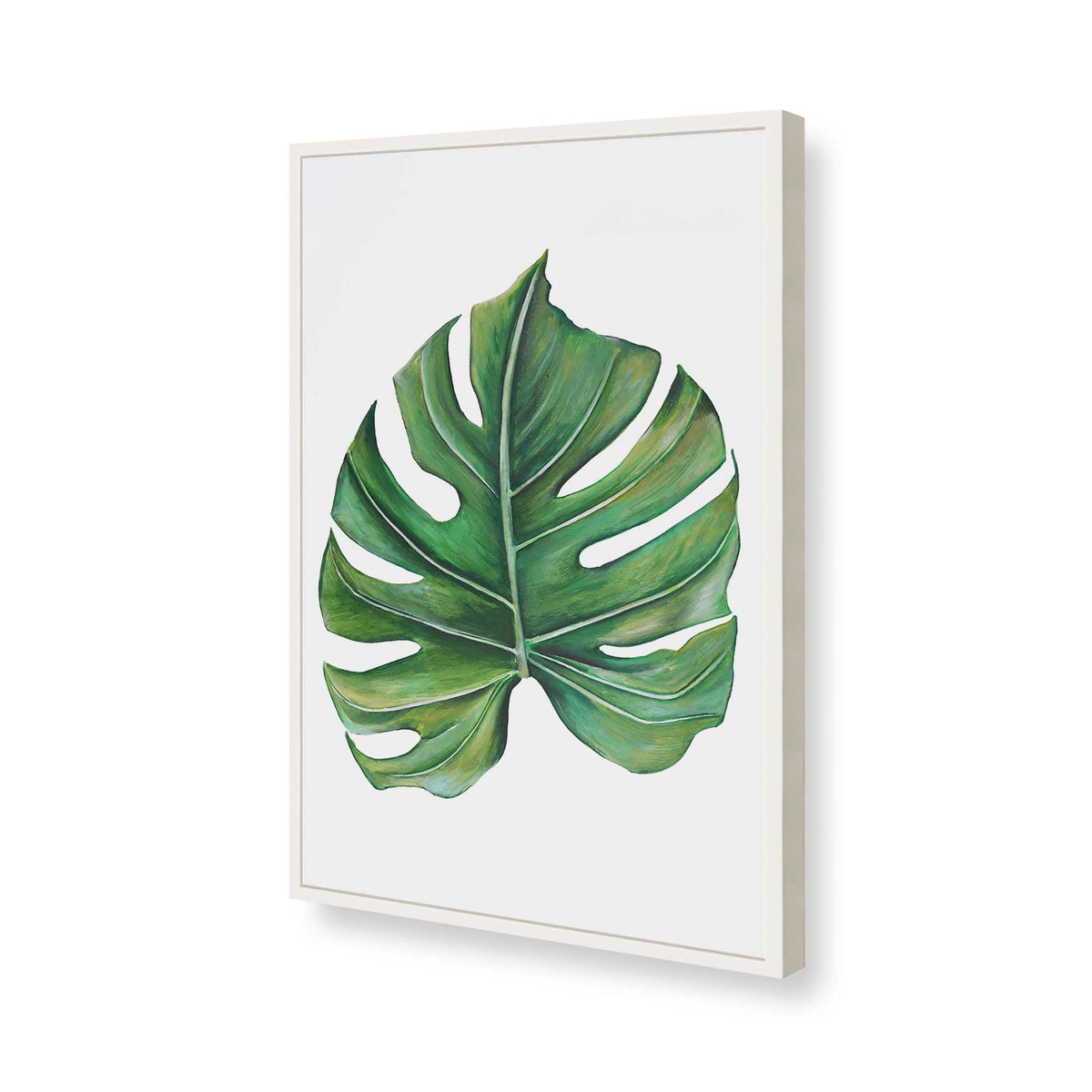 [Color:Opaque White], Picture of art in a Opaque White frame of the corner