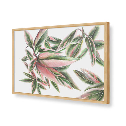 [Color:American Maple], Picture of art in a American Maple frame of the corner
