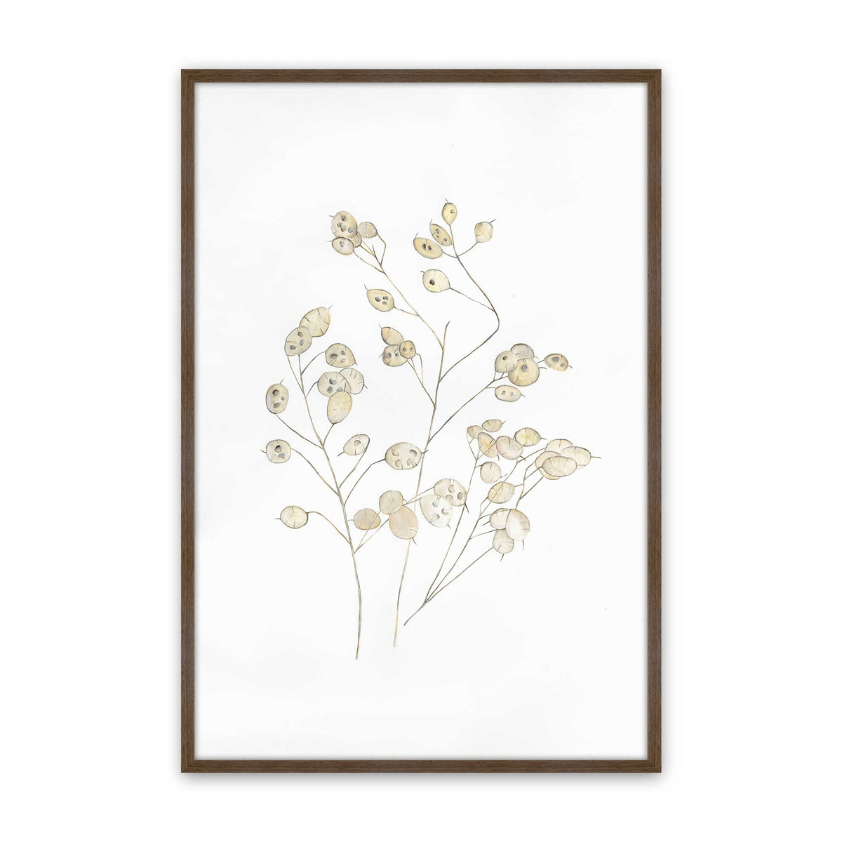 [Color:Walnut], Picture of art in a Walnut frame
