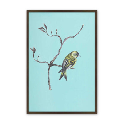 [Color:Brown], Picture of art in a Brown frame