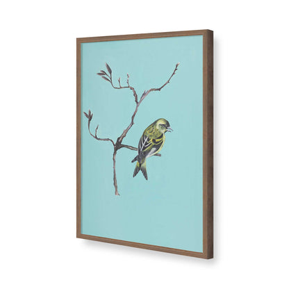 [Color:Walnut], Picture of art in a Walnut frame of the corner