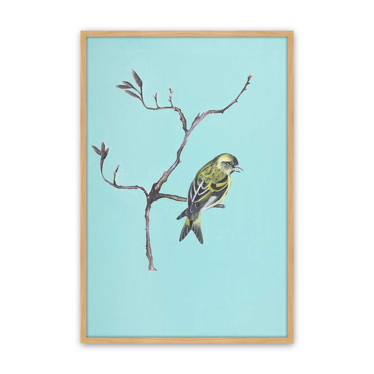 [Color:American Maple], Picture of art in a American Maple frame