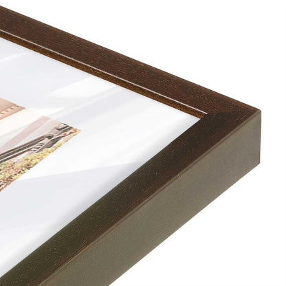 [Color:Belvinder Brown], Picture of art in a Belvinder Brown frame at an angle