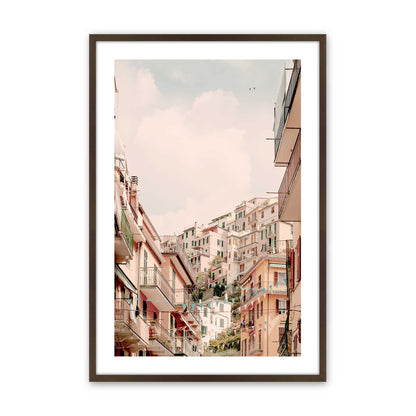[Color:Brown], Picture of art in a Brown frame