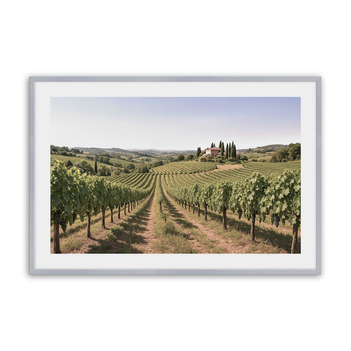 [Color:Polished Chrome], Picture of art in a Polished Chrome frame