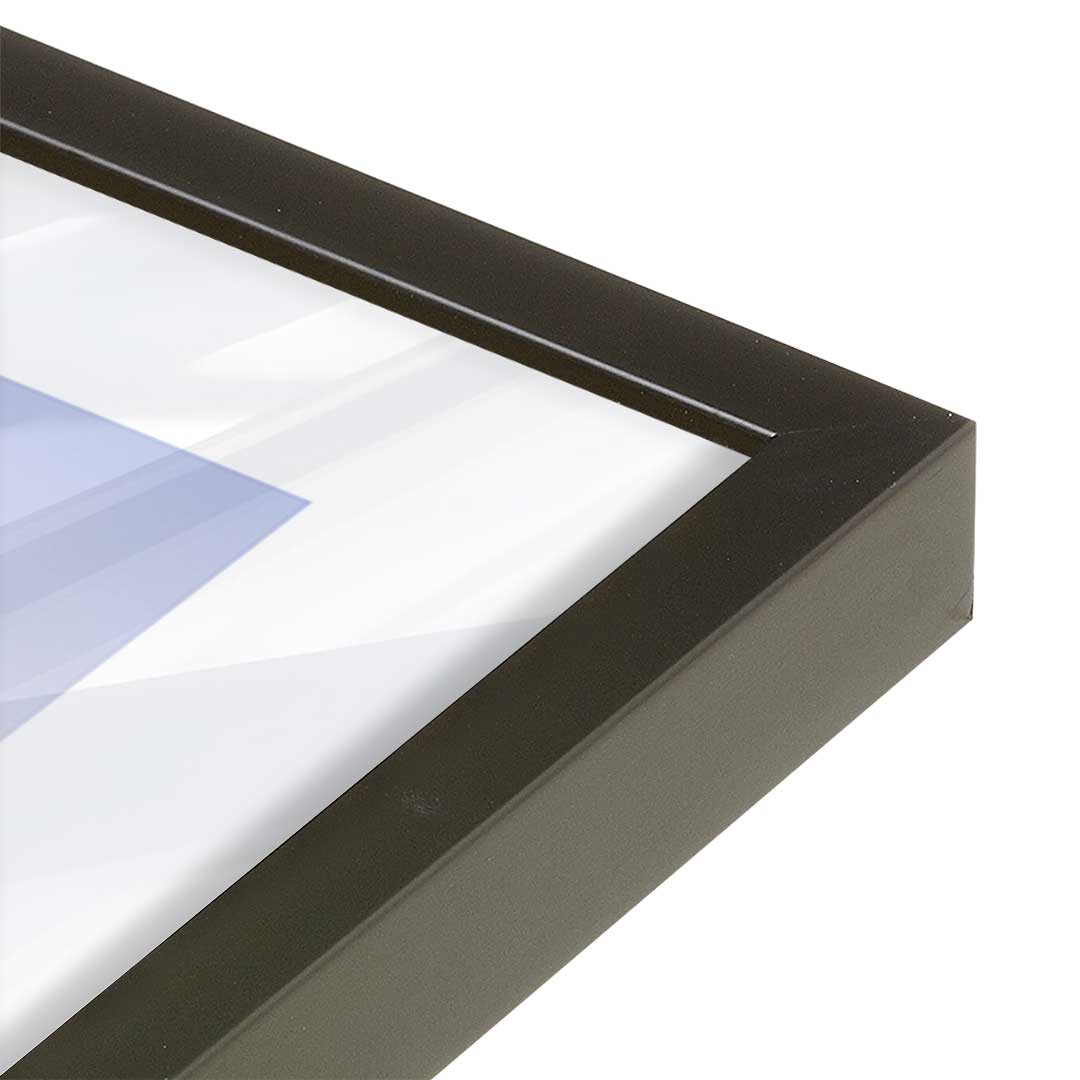 [Color:Polished Chrome], Picture of art in a Polished Chrome frame at an angle