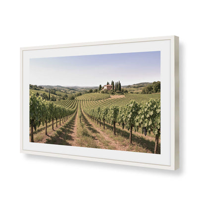 [Color:Polished Chrome], Picture of art in a Polished Chrome frame of the corner