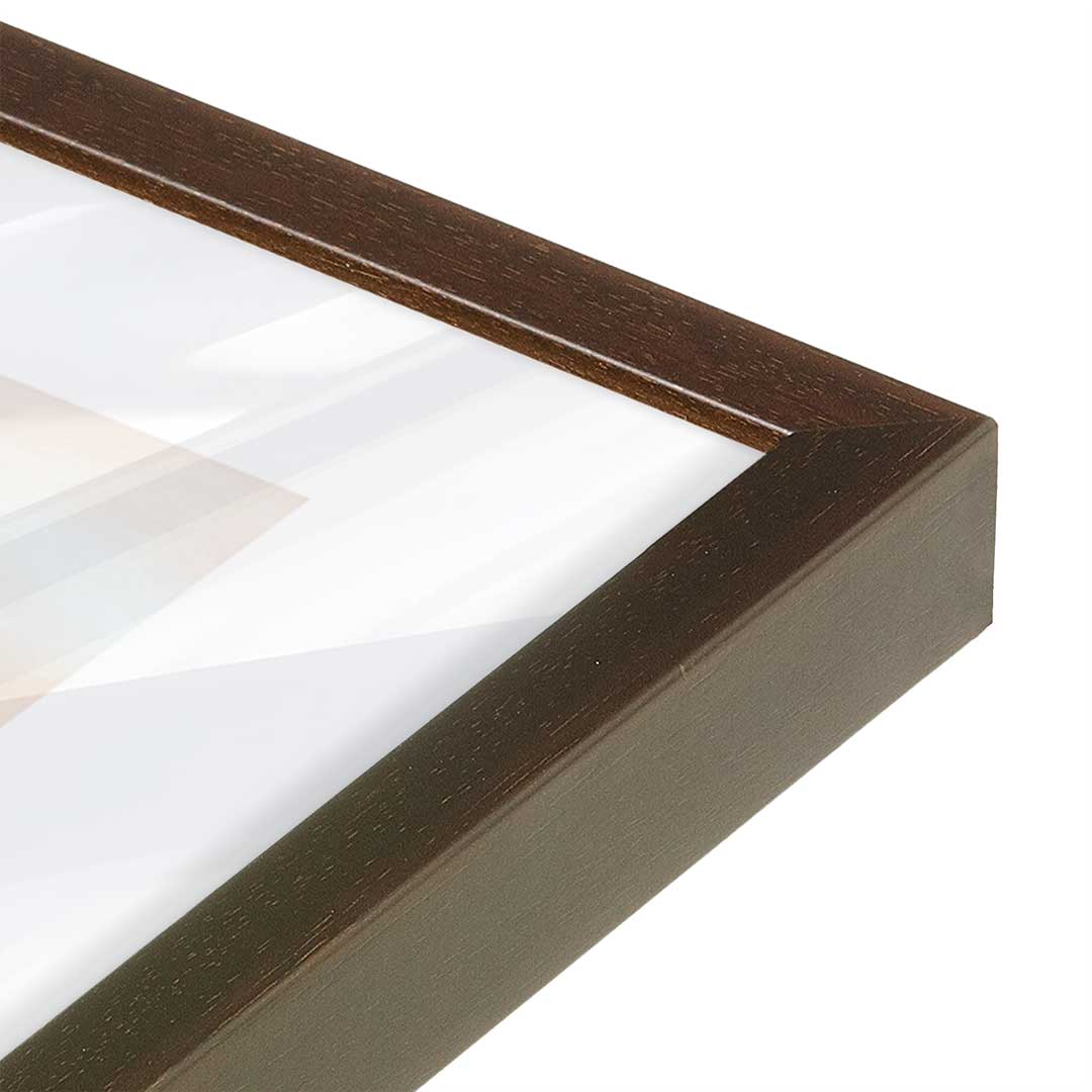 [Color:Polished Chrome], Picture of art in a Polished Chrome frame at an angle