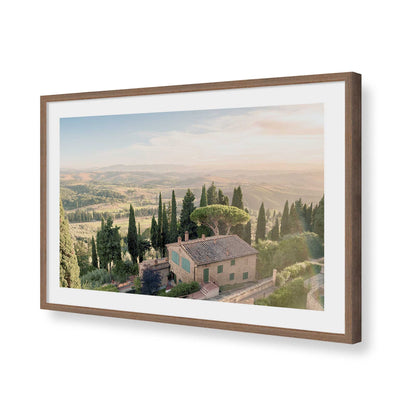 [Color:Polished Chrome], Picture of art in a Polished Chrome frame of the corner