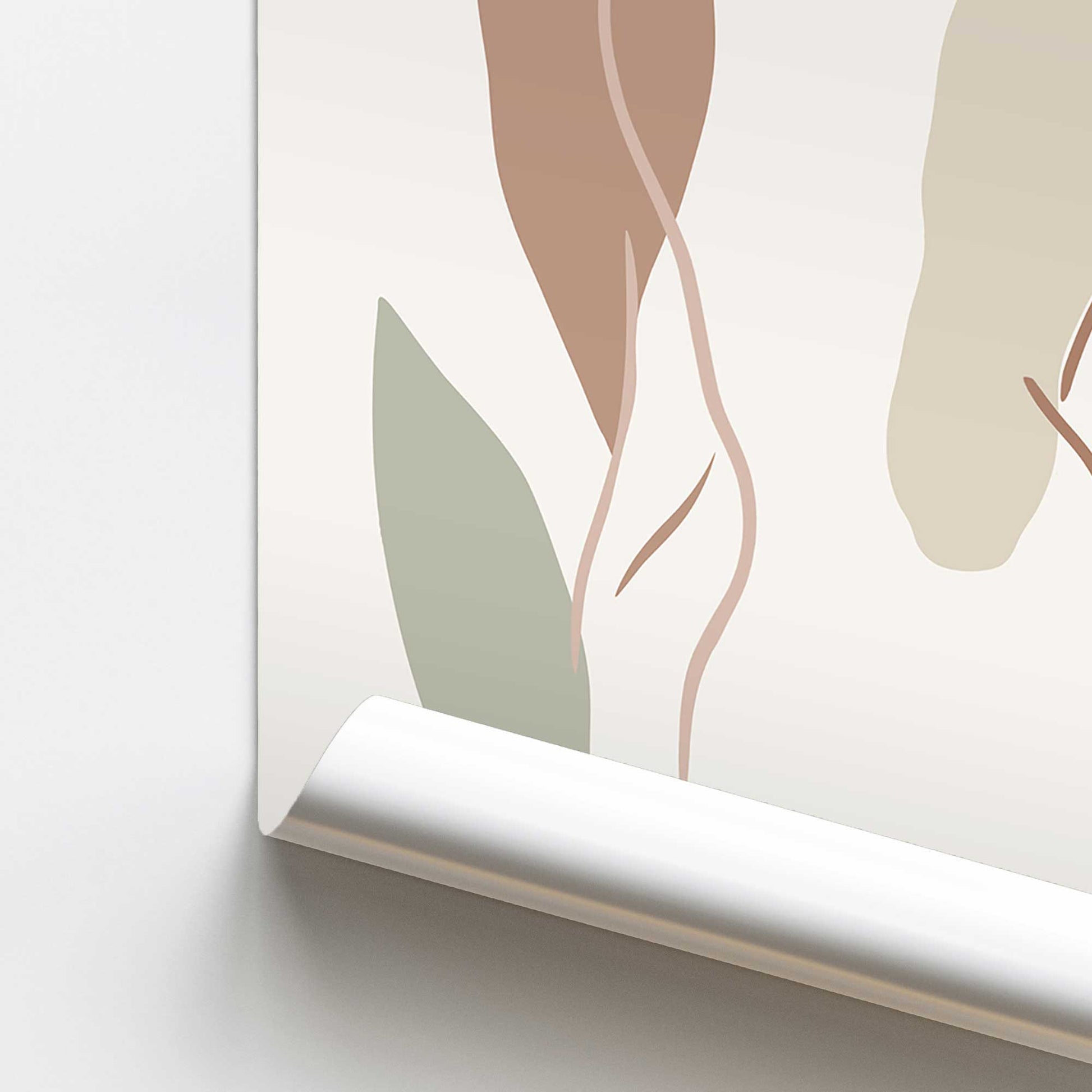 [color:Rolled Print], Picture of close up of art