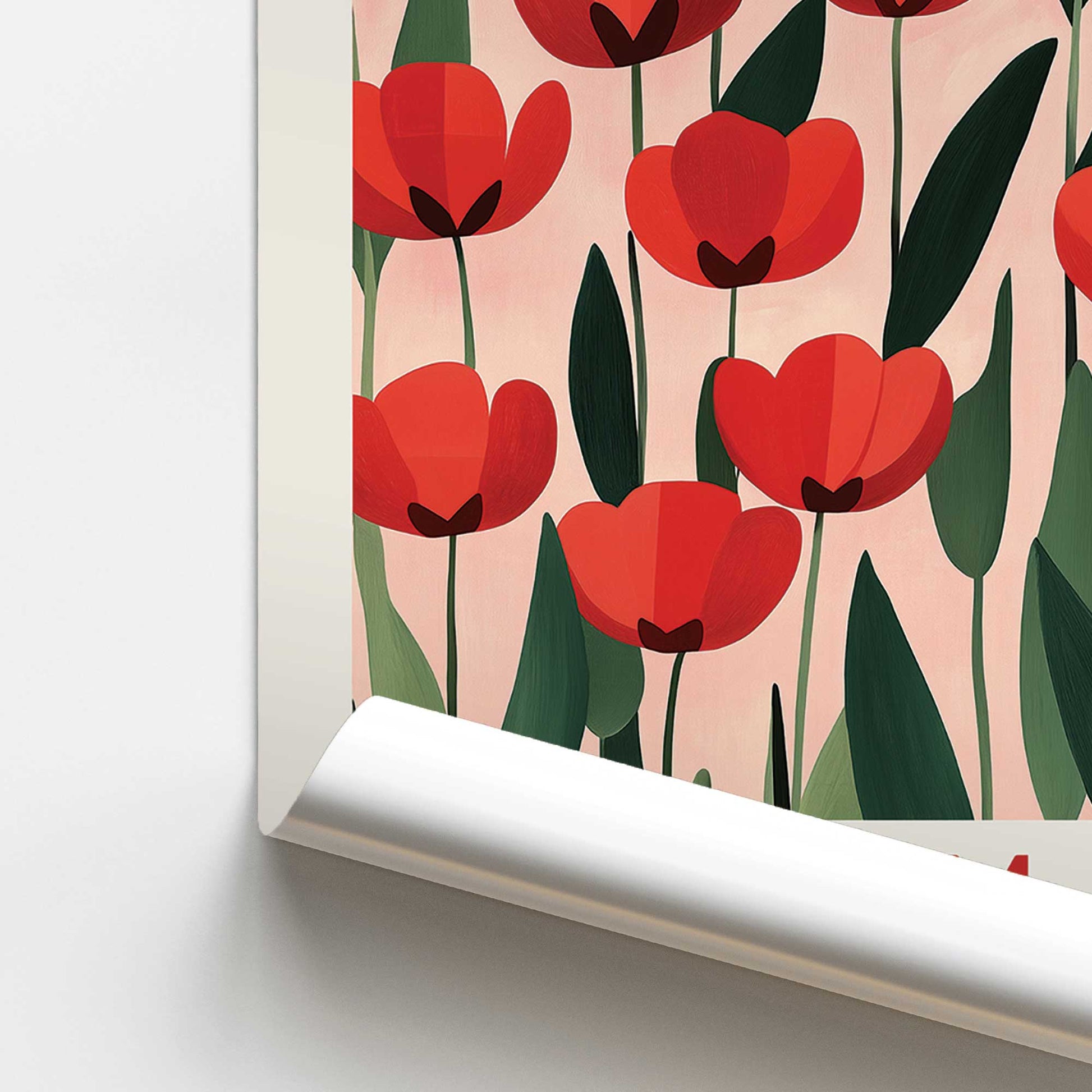 [color:Rolled Print], Picture of close up of art