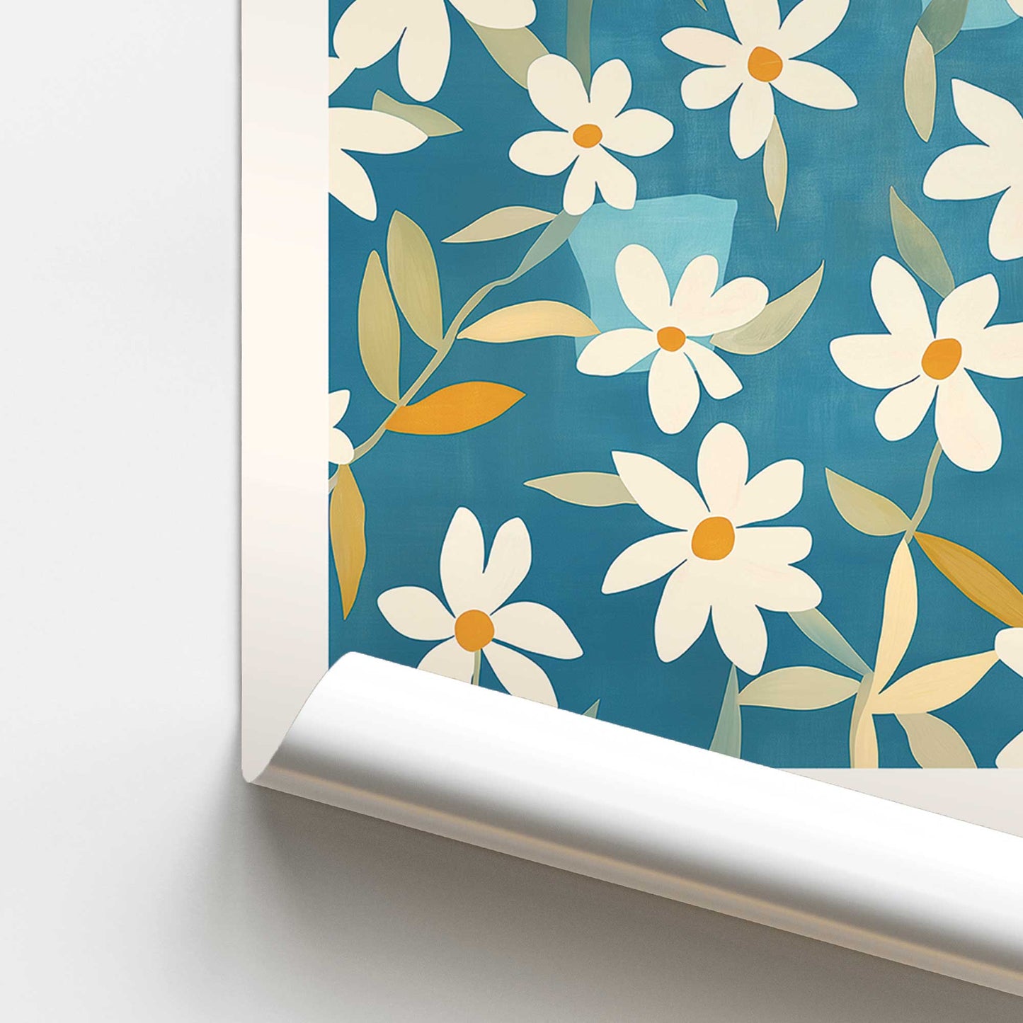 [color:Rolled Print], Picture of close up of art