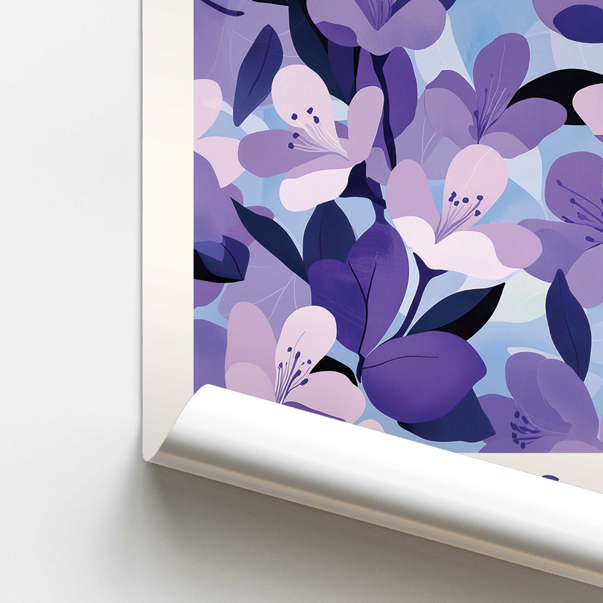 [color:Rolled Print], Picture of close up of art