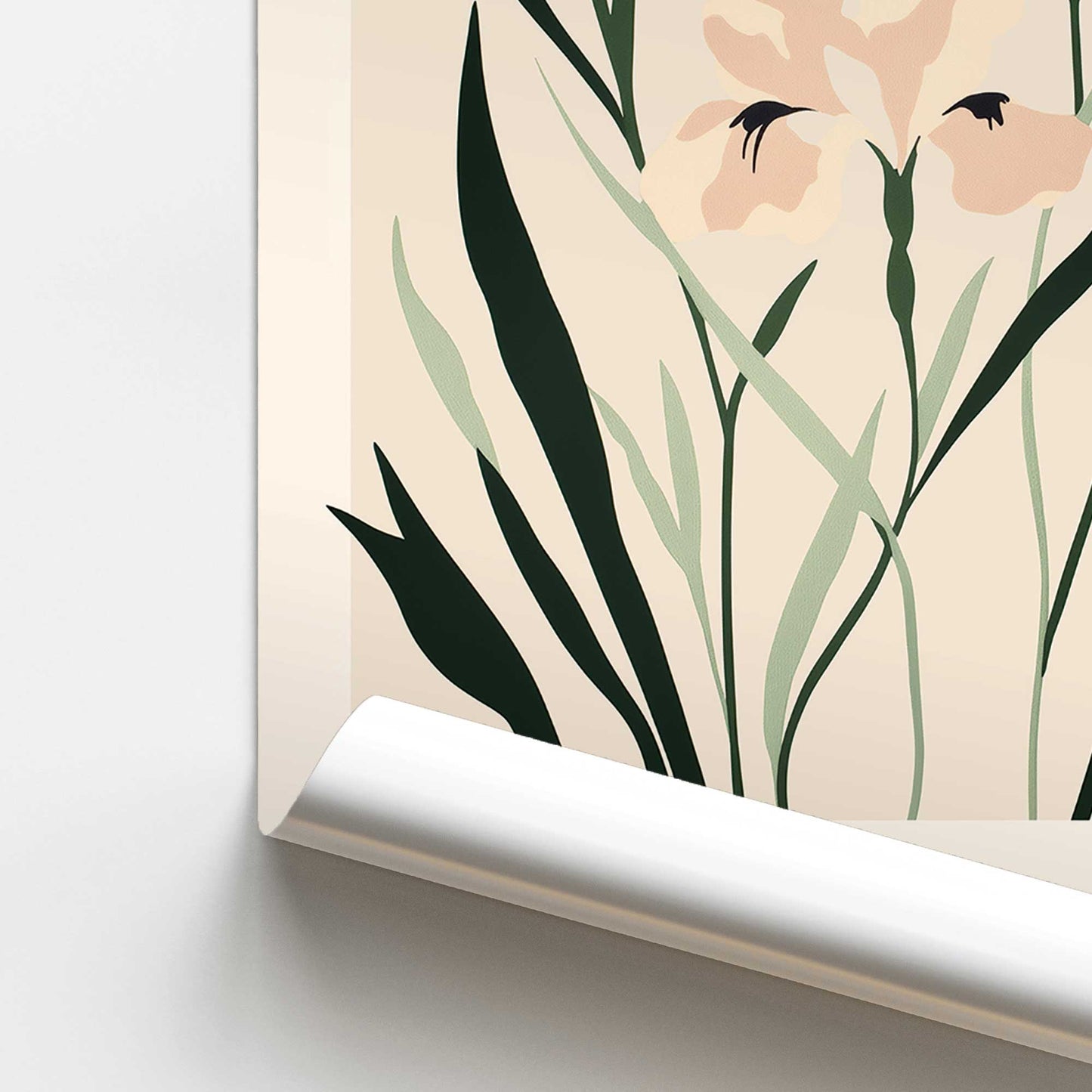 [color:Rolled Print], Picture of close up of art