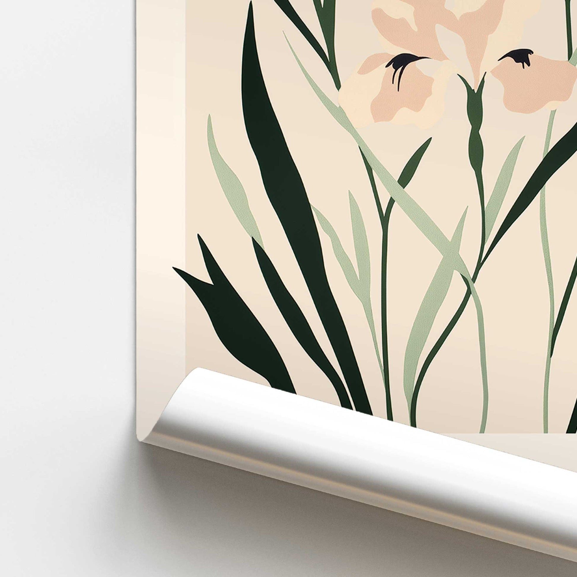 [color:Rolled Print], Picture of close up of art
