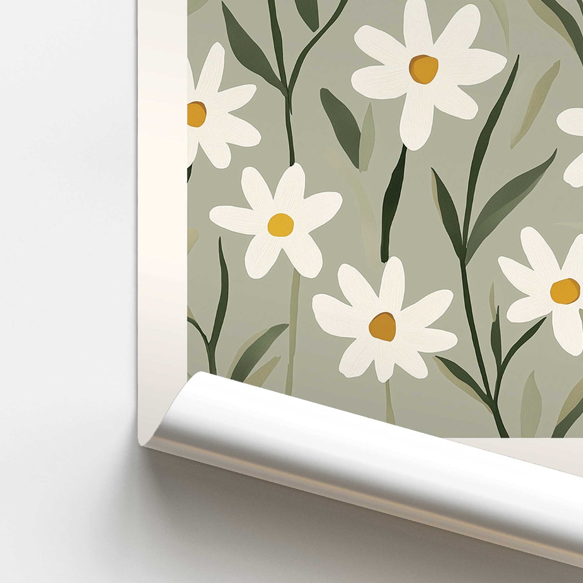 [color:Rolled Print], Picture of close up of art