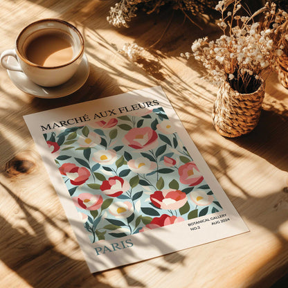 [color:Rolled Print], Picture of art in a room
