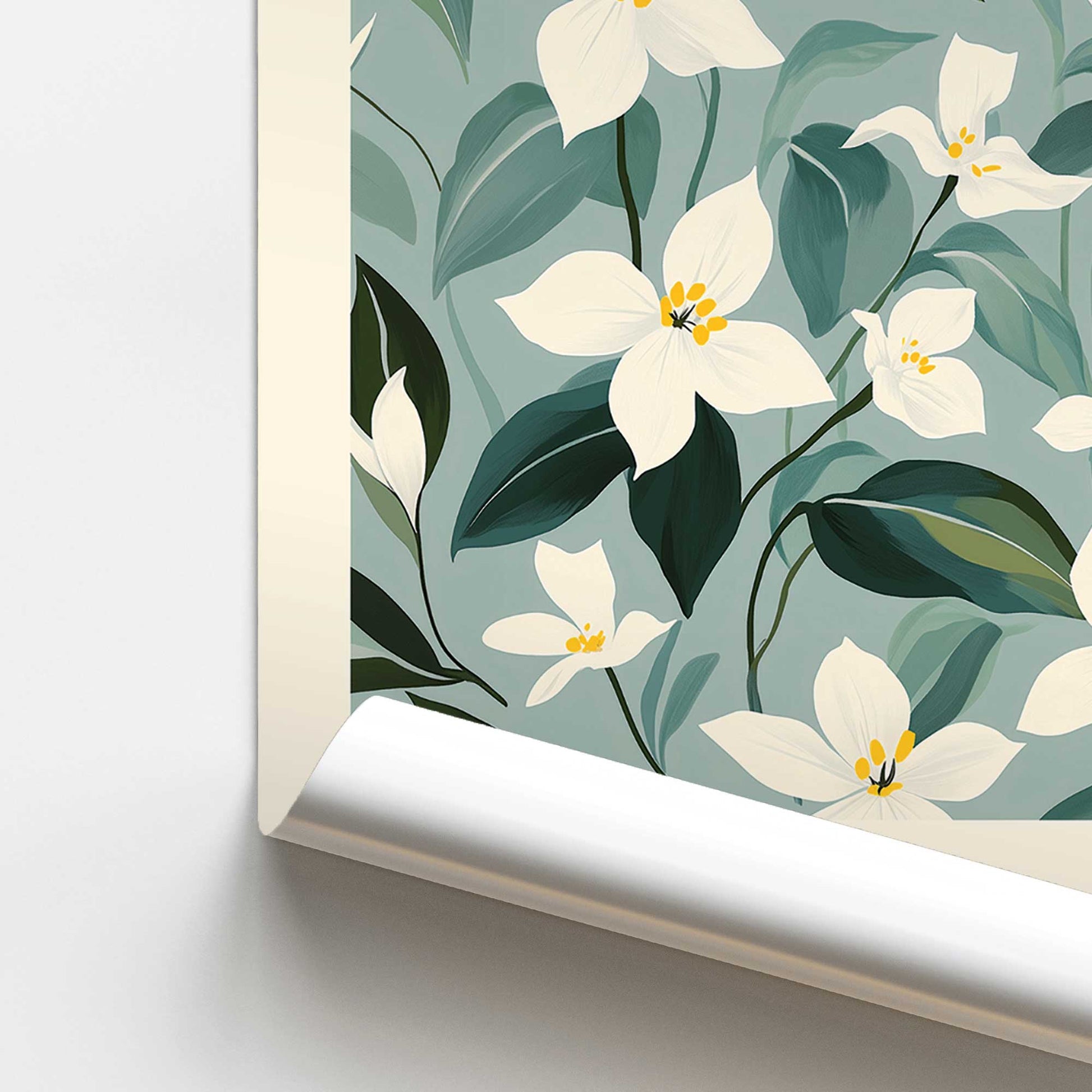 [color:Rolled Print], Picture of close up of art