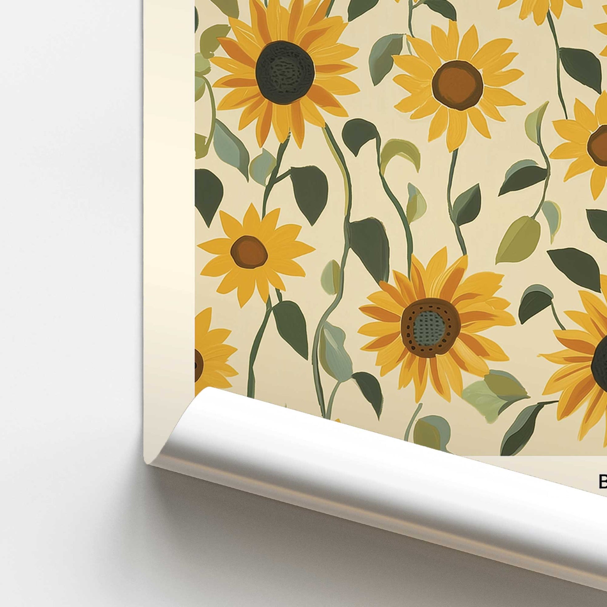 [color:Rolled Print], Picture of close up of art