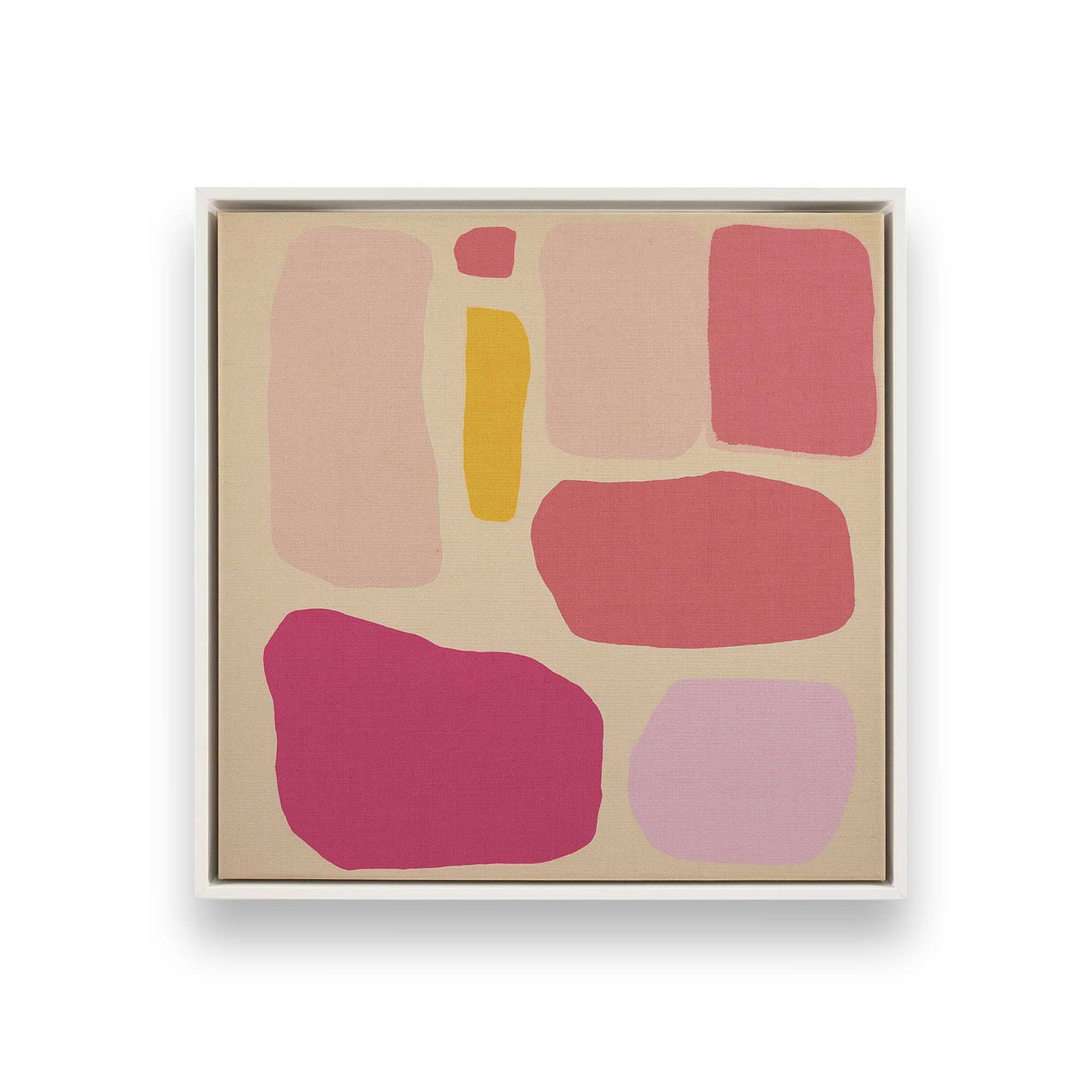 [Color:Opaque White], Picture of art in a White frame
